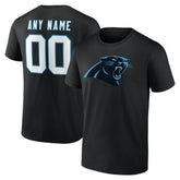 Carolina Panthers Big & Tall Team Authentic Custom T-Shirt - Black sale