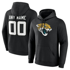 Jacksonville Jaguars Big & Tall Team Authentic Custom Hoodie - Black on sale