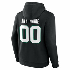 New York Jets Big & Tall Team Authentic Custom Hoodie - Black outlet