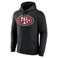 San Francisco 49ers Big & Tall Team Authentic Custom Hoodie - Black discount