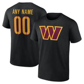 Washington Commanders Big & Tall Team Authentic Custom T-Shirt - Black online