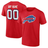 Buffalo Bills Big & Tall Team Authentic Custom T-Shirt - Red sale