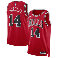 Matas Buzelis Chicago Bulls Unisex Swingman Player Jersey sale - Icon Editi- Red for sale