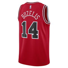 Matas Buzelis Chicago Bulls Unisex Swingman Player Jersey sale - Icon Editi- Red for sale
