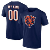 Chicago Bears Big & Tall Team Authentic Custom T-Shirt - Navy cheap