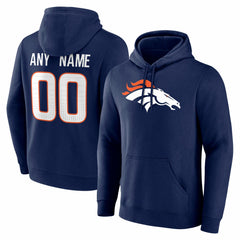 Denver Broncos Big & Tall Team Authentic Custom Hoodie - Navy online