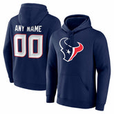 Houston Texans Big & Tall Team Authentic Custom Hoodie - Navy cheap