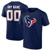 Houston Texans Big & Tall Team Authentic Custom T-Shirt - Navy online