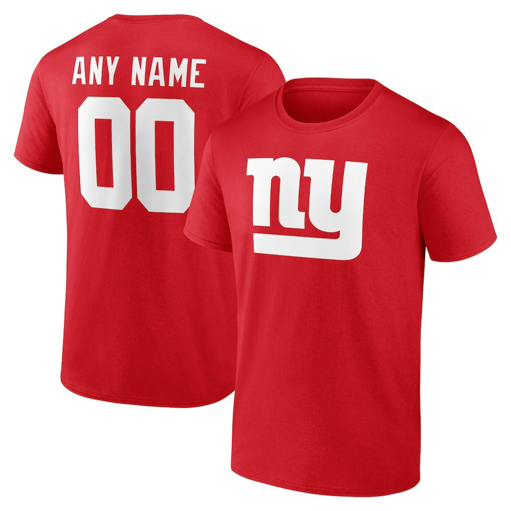 New York Giants Big & Tall Team Authentic Custom T-Shirt - Red discount