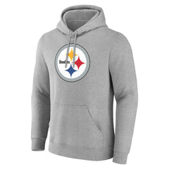 Pittsburgh Steelers Big & Tall Team Authentic Custom Hoodie - Gray sale