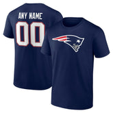 New England Patriots Big & Tall Team Authentic Custom T-Shirt - Navy discount