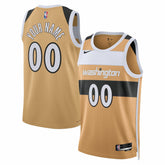 Washington Wizards Unisex 2025/26 City Edition Swingman Custom Jersey - Gold on sale