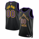 Los Angeles Lakers Unisex 2025/26 City Edition Swingman Custom Jersey - Black discount