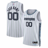 Memphis Grizzlies Unisex 2025/26 City Edition Swingman Custom Jersey - White cheap