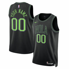 New Orleans Pelicans Unisex 2025/26 City Edition Swingman Custom Jersey - Black online