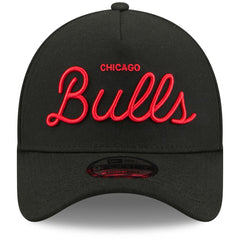 Chicago Bulls x Malbon Golf Unisex 9FORTY A-Frame Adjustable Hat - Black shop