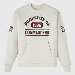 Washington Commanders OVO x NFL Unisex Fleece Sweatshirt - Heather Gray for sale