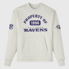 Baltimore Ravens OVO x NFL Unisex Fleece Sweatshirt - Heather Gray discount