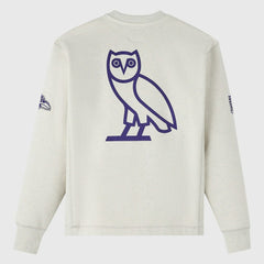 Baltimore Ravens OVO x NFL Unisex Fleece Sweatshirt - Heather Gray discount