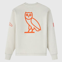 Denver Broncos OVO x NFL Unisex Fleece Sweatshirt - Heather Gray for sale