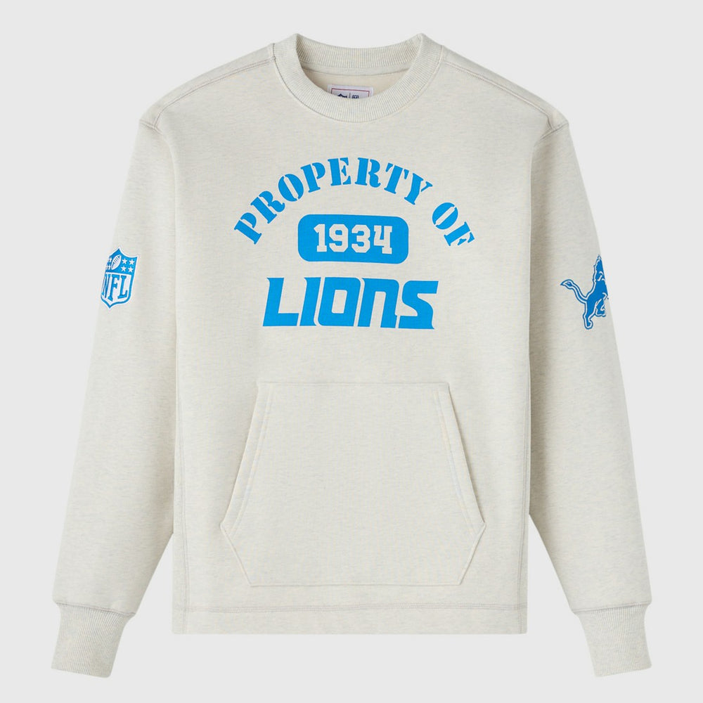 Detroit Lions OVO x NFL Unisex Fleece Sweatshirt - Heather Gray for sale