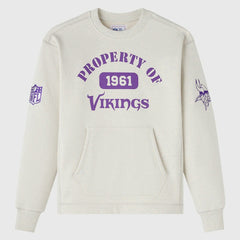 Minnesota Vikings OVO x NFL Unisex Fleece Sweatshirt - Heather Gray cheap