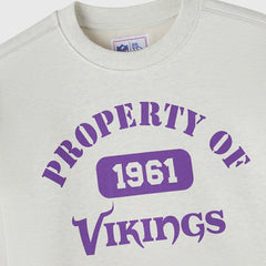 Minnesota Vikings OVO x NFL Unisex Fleece Sweatshirt - Heather Gray cheap
