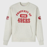 San Francisco 49ers OVO x NFL Unisex Fleece Sweatshirt - Heather Gray on sale