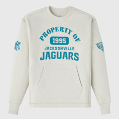 Jacksonville Jaguars OVO x NFL Unisex Fleece Sweatshirt - Heather Gray on sale