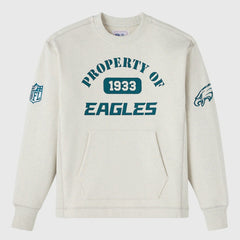 Philadelphia Eagles OVO x NFL Unisex Fleece Sweatshirt - Heather Gray discount
