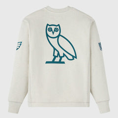 Philadelphia Eagles OVO x NFL Unisex Fleece Sweatshirt - Heather Gray discount