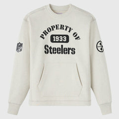 Pittsburgh Steelers OVO x NFL Unisex Fleece Sweatshirt - Heather Gray cheap