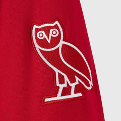 San Francisco 49ers OVO x NFL Unisex Full-Zip Waffle-Lined Hoodie - Scarlet discount