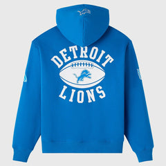 Detroit Lions OVO x NFL Unisex Full-Zip Waffle-Lined Hoodie - Blue for sale