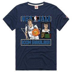 Cooper Flagg Dallas Mavericks Homage Unisex NBA Jam Tri-Blend T-Shirt sale - Navy shop