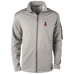 Los Angeles Angels Dunbrooke Pacific Full-Zip Fleece Jacket Heather Gray