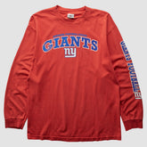 New York Giants NFL 2000s Long Sleeve T-shirt - Red Vintage online