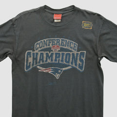 New England Patriots Reebok 2000s T-shirt - Charcoal Vintage online
