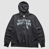 Chicago White Sox Majestic 2010 Hooded Full Zip Sweatshirt Black Vintage