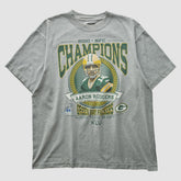Green Bay Packers Reebok 2010 T-shirt - Heather Gray Vintage outlet