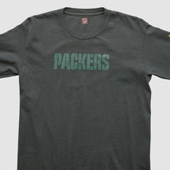 Green Bay Packers NFL 2000s Long Sleeve T-shirt - Charcoal Vintage outlet