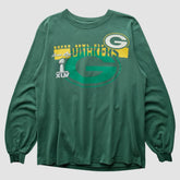 Green Bay Packers 2011 Long Sleeve T-shirt - Green Vintage discount