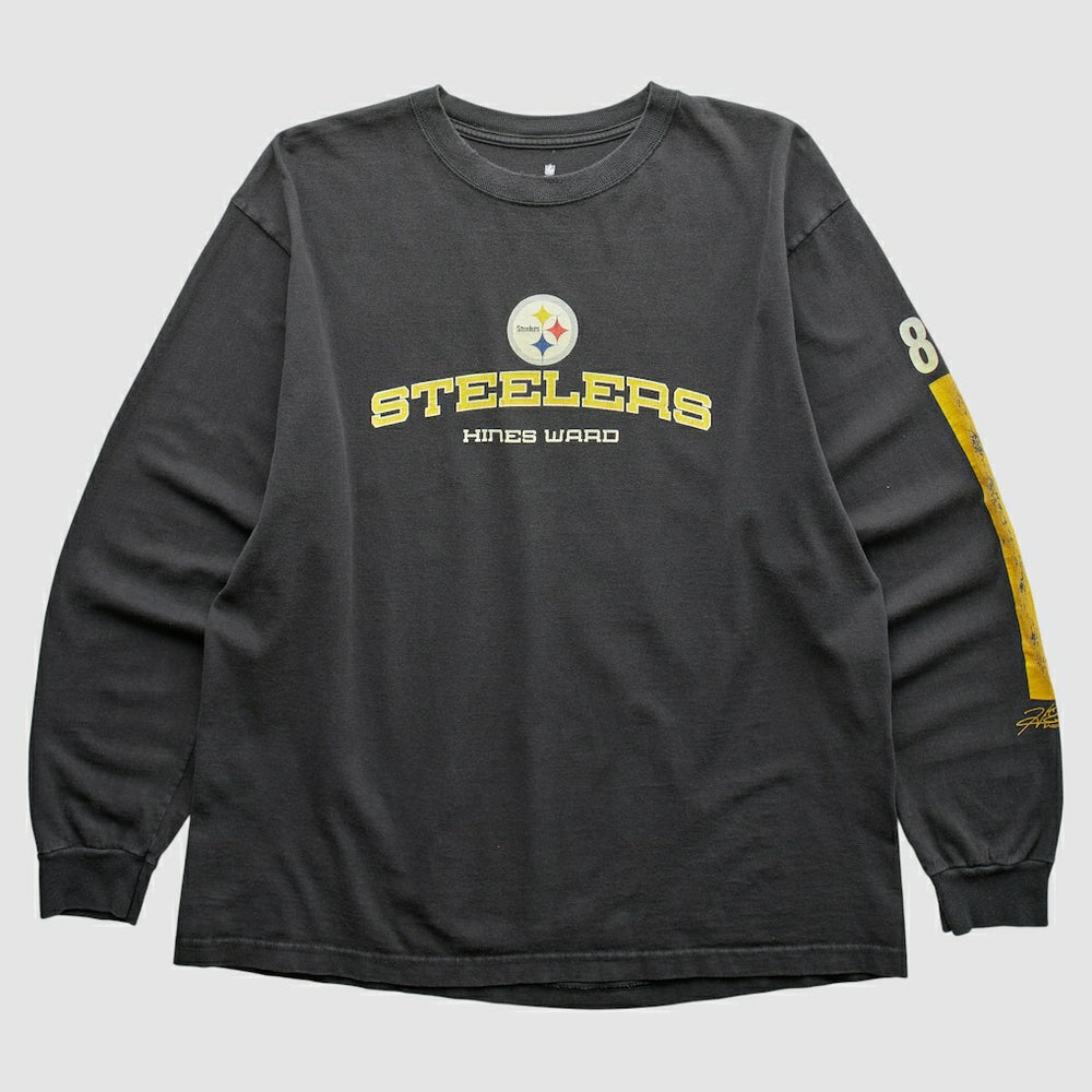 Pittsburgh Steelers NFL 2000s Long Sleeve T-shirt - Black Vintage online