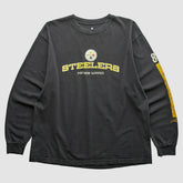 Pittsburgh Steelers NFL 2000s Long Sleeve T-shirt - Black Vintage online