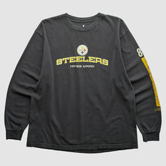 Pittsburgh Steelers NFL 2000s Long Sleeve T-shirt - Black Vintage online