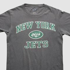 New York Jets NFL 2010s T-shirt - Dark Heather Gray Vintage on sale
