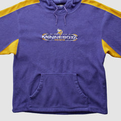 Minnesota Vikings NFL 2000s Hooded Pullover Sweatshirt - Purple Vintage outlet