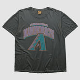 Arizona Diamondbacks Nutmeg Mills 90s T-shirt Charcoal Vintage