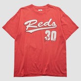 Cincinnati Reds Dynasty 2000 T-shirt Red Vintage