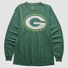 Green Bay Packers Reebok 2000s Long Sleeve T-shirt - Green Vintage discount